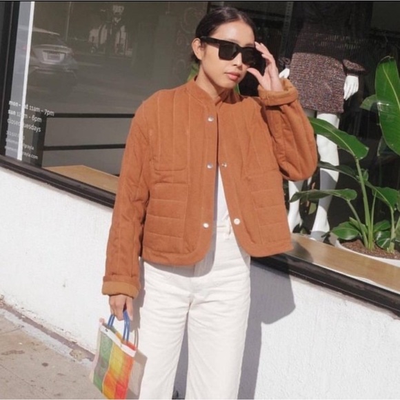 Kordal Studio Reversible Quilted Jacket in Clove - Picture 2 of 13